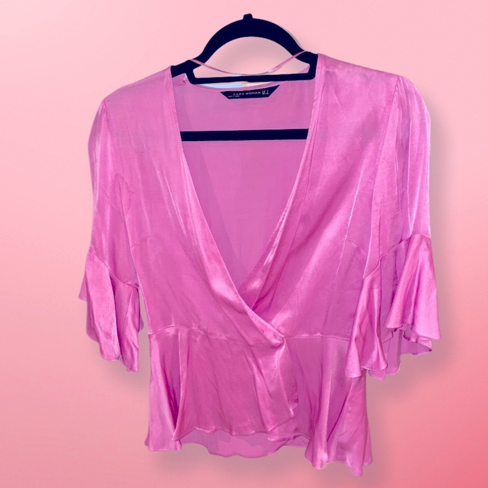ZARA Flirty and Flowy Top